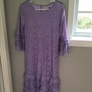 Lavender Lace Dress